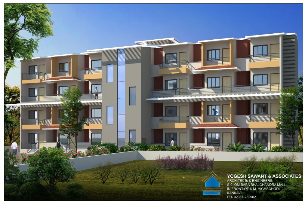 Architect's impression of Paradise Homes Wing A